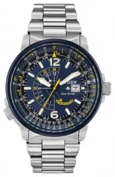 Citizen Mens Eco-Drive Blue Promaster Nighthawk BJ7006-56L Watch