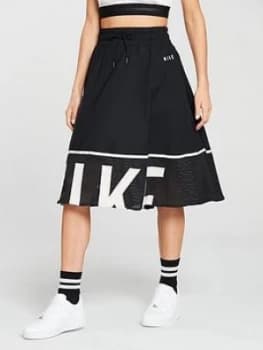 Nike Sportswear Mesh Skirt Black Size L Women