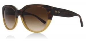 DKNY DY4149 Sunglasses Amber / Horn 374513 55mm