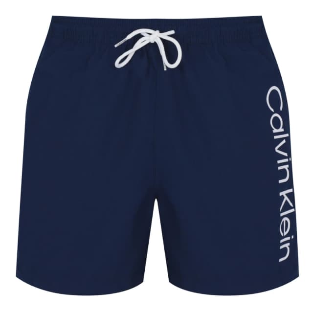 Calvin Klein Large Logo Swim Shorts - Blue Blue S
