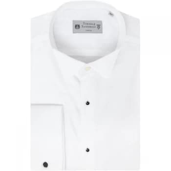 Turner and Sanderson Sovereign Evening Shirt - White