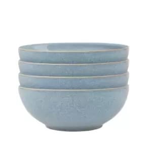 Elements Blue Set Of 4 Alt Coupe Cereal Bowl
