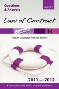 Law of Contract by Adrian Chandler Book