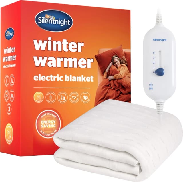 Silentnight Winter Warmer Electric Blanket For Single Bed - White