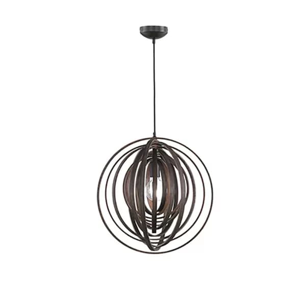 Boolan Modern Spherical Pendant Ceiling Light Brown