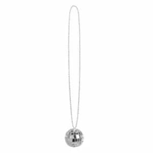 Disco Ball Necklace Fancy Dress Accessory