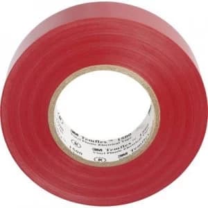 3M TEMFLEX150019X25RD Electrical tape Temflex 1500 Red (L x W) 25 m x 19mm 25 m