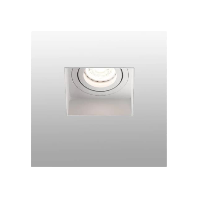 Netlighting Hyde White Tiltable square recessed Downlight Trimless GU10 White