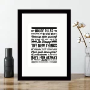 SC13153 Multicolor Decorative Framed MDF Painting