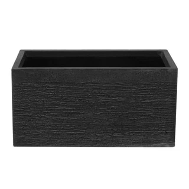 Beliani Traditional Plant Pot Myra 60 Cm Black