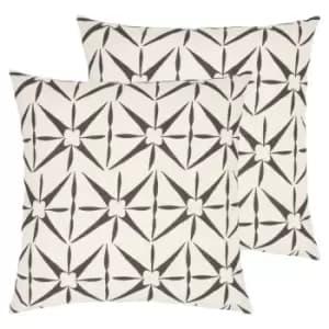 Furn. Nomi Twin Pack Polyester Filled Cushions Mono
