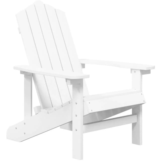 VIDAXL Garden Adirondack Chair hdpe White Vidaxl 8720286816578