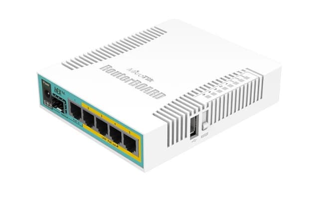 Mikrotik hEX PoE wired Router White