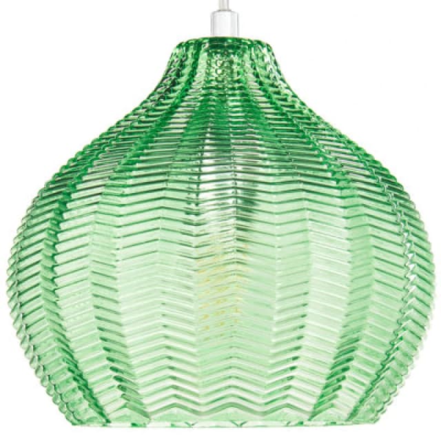 Beliani Pendant Lamp Keila Glass Green
