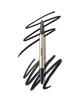 Iconic London Smokey Eye Duo Kajal, Ash Grey, Women