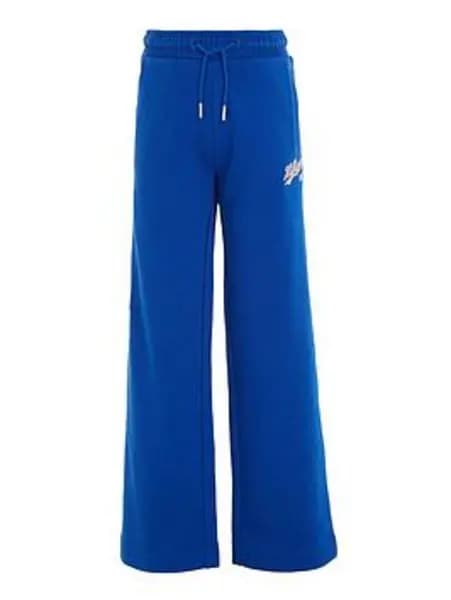 Tommy Hilfiger Girls Hilfiger Script Wide Sweatpant - Ultra Blue