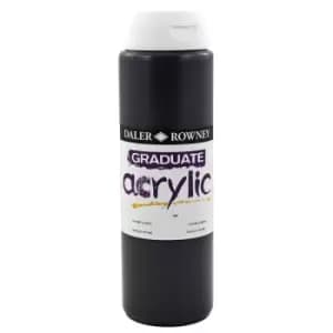 Daler Rowney 123500065 Graduate Acrylic Paint 500ml Paynes Grey