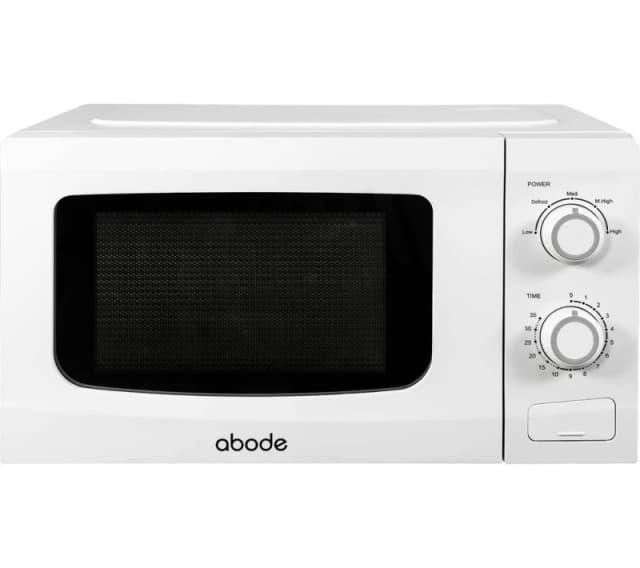 ABODE AMM2001-M Compact Solo Microwave - White 5056233835396