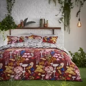furn. Amanita Duvet Cover Set Redwood Redwood