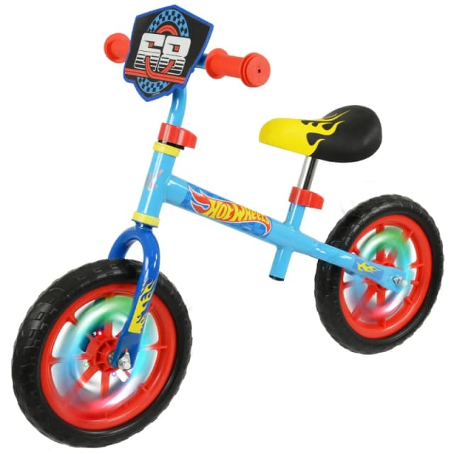Hot Wheels Hot Wheels 12" Balance Bike with Light Up Wheel Multicoloured unisex 12inch