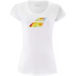 Babolat Exercise Big Flag Tee - White