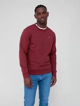 Levis Original Small Logo Crew Neck Sweatshirt - Port, Size L, Men