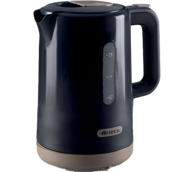 ARIETE Breakfast 2846 Jug Kettle - Black & Dark Grey, Black,Silver/Grey 8003705121966