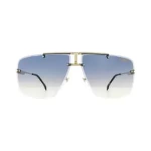 Carrera Rimless Yellow Gold Dark Blue Gradient Sunglasses