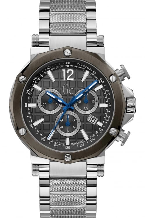 Gc Black Mens Chronograph Watch - Y53006G5MF