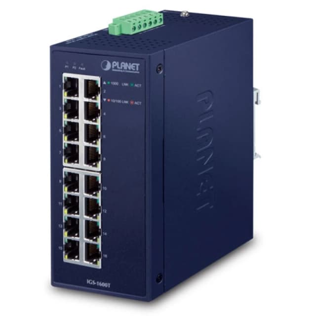 PLANET IGS-1600T network switch Unmanaged L2 Gigabit Ethernet (10/100/