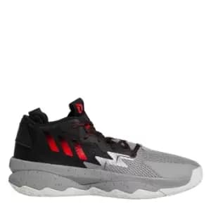 Adidas Performance Dame 8, Grethr/Red/Cblack, size: 11+, Male, Basketball Performance Low, HR1558