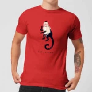 Friends Marcel The Monkey Mens T-Shirt - Red - L