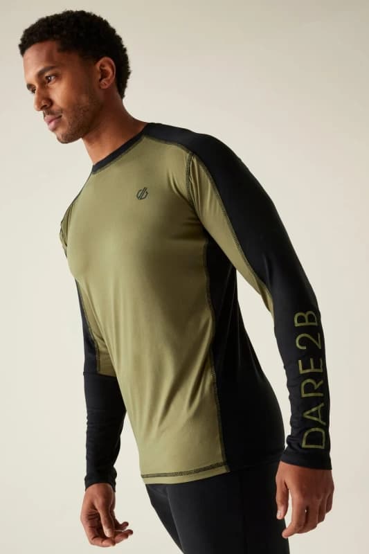 Dare 2b Dare 2b Men Exchange Iii Ski Base Layer Set in Charcoal Size: Medium Charcoal M Male 5063019856865