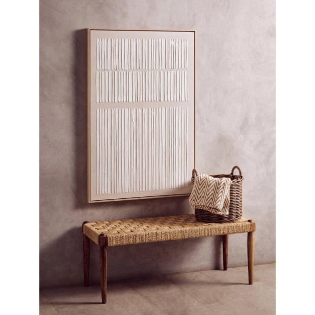 Fifty Five South Astratto Natural Textured Canvas Wall Art Multi unisex One Size