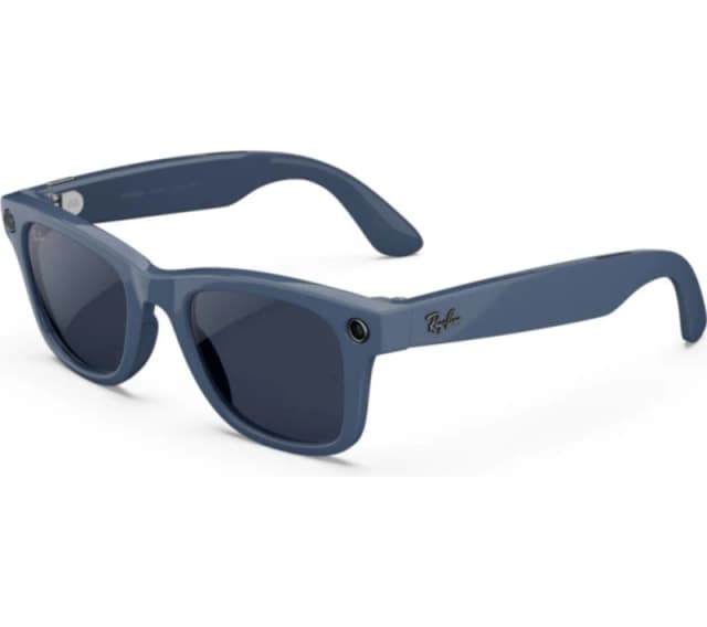 RAY-BAN Meta Wayfarer (Gen 2) Glasses - Shiny Cosmic Blue with Clear to Sapphire Transitions Lenses 8056262721438