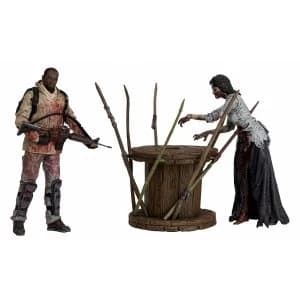 The Walking Dead TV Morgan With Impaled Walker and Spike Trap Deluxe Box