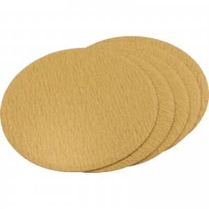 Draper 150mm Aluminium Oxide Sanding Discs 150mm 80g Pack of 5