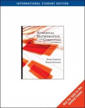 Numerical Mathematics and Computing by E. Cheney Paperback
