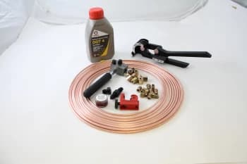 Copper Pipe Male & Female Nuts Tube Cutter Flaring Tool Pipe Bender Brake Fluid