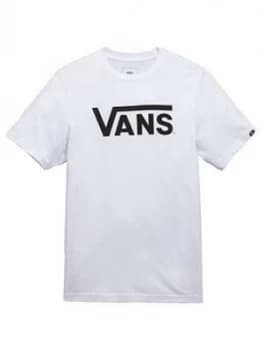 Vans Boys Classic Tee, White, Size S, 7-8 Years