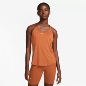 Nike Dri-FIT One Womens Standard Fit Tank - Orange