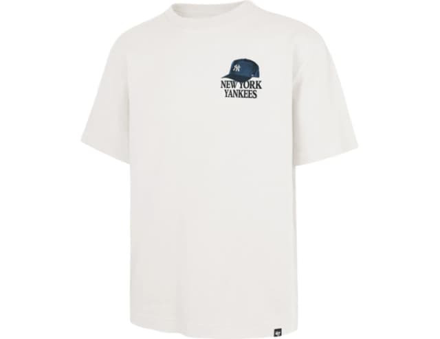 '47 Brand Mlb New York Yankees In The Paper Foundation T-Shirt Beige S