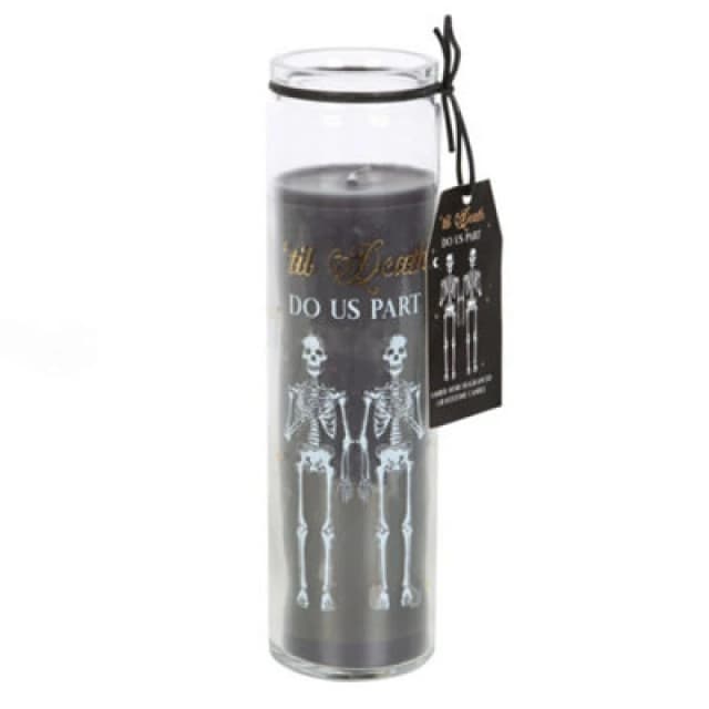 Something Different Something Different Til Death Do Us Part Amber Noir Tube Candle in Jet Black Jet Black One Size Unisex 5063527341846