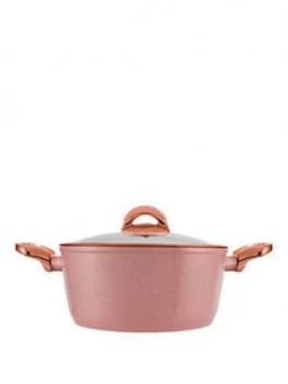 Tower Cerastone Rose Edition 24cm Casserole Pan