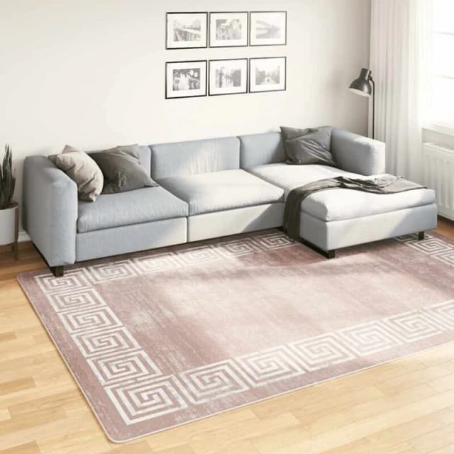 VIDAXL Rug Washable 190x300cm Beige Anti Slip Vidaxl 8720286653784