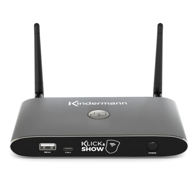 Kindermann Kindermann KLICK & SHOW K-40 Base Unit, Wireless Presentation System for customized transmitter add-on 7488000315