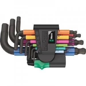Wera 950/9 Hex-Plus Multicolour 2 Allen Allen key set 9 Piece