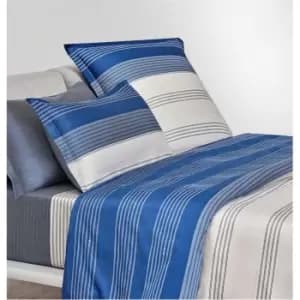 Boss Boss Script Fitted Sheet - Blue