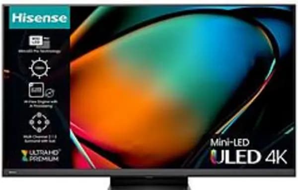 Hisense 65" 65U8KQTUK Smart 4K Ultra HD Mini LED TV