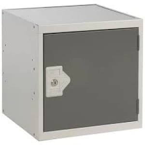 One Compartment Cube Locker D380mm Dark Grey Door MC00093